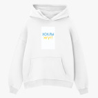 Толстовка худи оверсайз