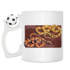 Кружка с футбольным мячиком