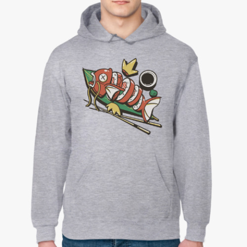 Толстовка худи с принтом Суши