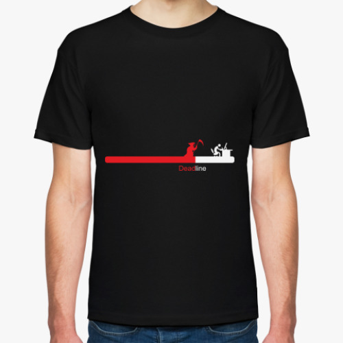 Футболка с принтом Deadline