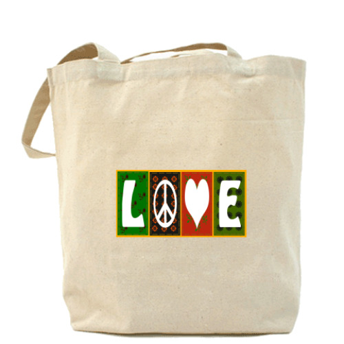 Сумка шоппер с принтом Холщовая сумка