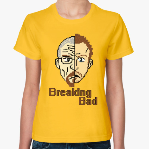 Женская футболка с принтом Walter White & Jesse Pinkman