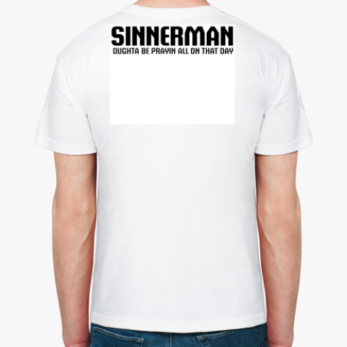 Футболка с принтом Sinnerman