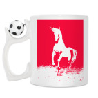 Кружка с футбольным мячиком