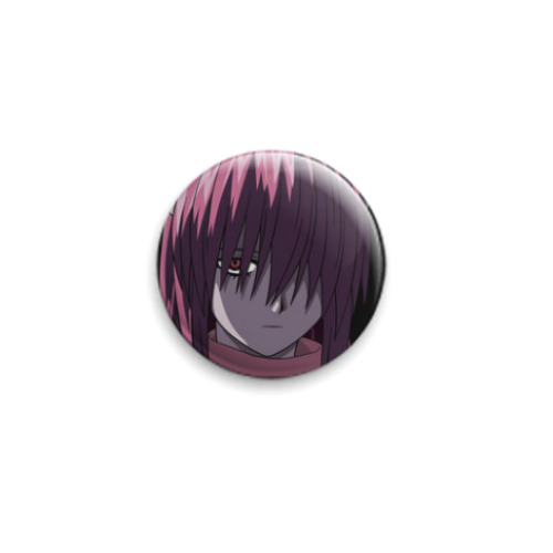 Значок 25мм с принтом Elfen lied/Эльфийская песнь