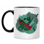 Кружка двухцветная