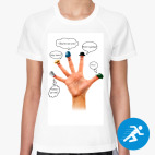 Женская спортивная футболка