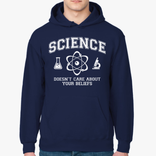 Толстовка худи с принтом Science