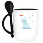 Кружка с ложкой