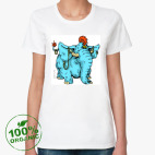 Женская футболка органик