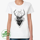 Женская футболка органик