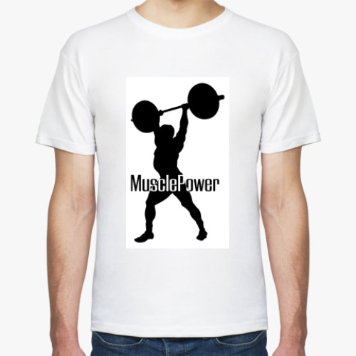 Футболка с принтом Muscle Power