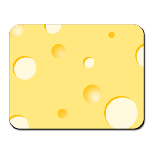 Коврик для мыши с принтом Сыр