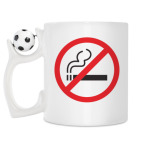 Кружка с футбольным мячиком