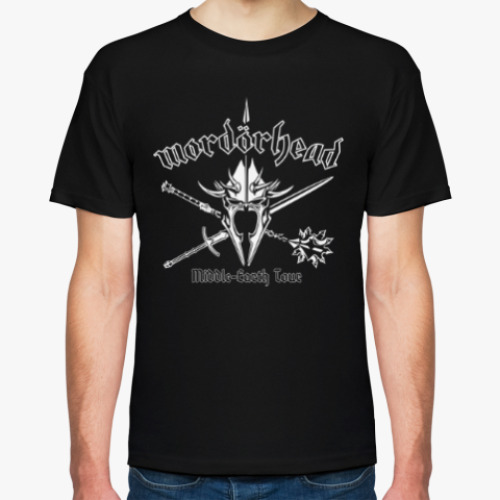 Футболка с принтом Mordorhead