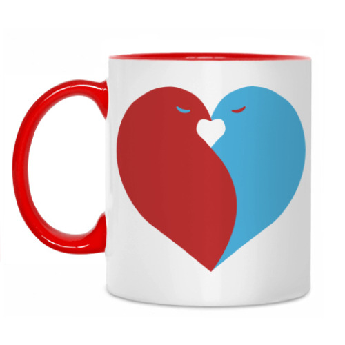 Кружка с принтом Сердце