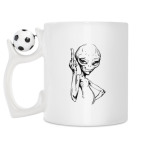 Кружка с футбольным мячиком