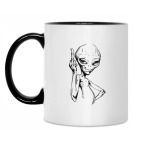 Кружка двухцветная