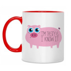 Двухцветная кружка Я вкусный