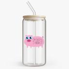 Банка с бамбуковой крышкой