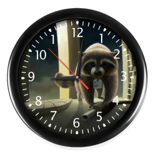 Настенные часы с принтом Бензинчику?