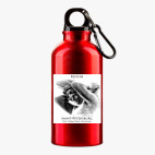 Металлическая бутылка 400 мл UV-DTF