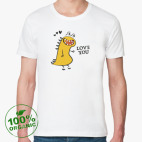 Мужская футболка органик