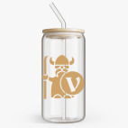 Банка с бамбуковой крышкой