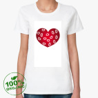 Женская футболка органик