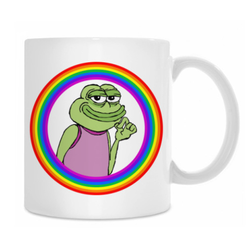 Кружка с принтом PEPE DUDE