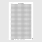 Постер 60 х 90 см Life Calendar
