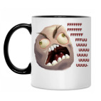 Кружка двухцветная