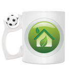 Кружка с футбольным мячиком