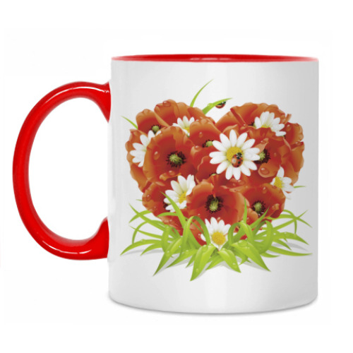 Кружка с принтом Живет повсюду красота!