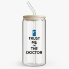 Банка с бамбуковой крышкой