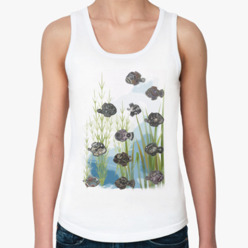 Женская майка с принтом Рыбки