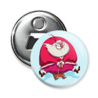 Магнит-открывашка 58 мм   Злой санта