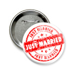 Значок 58 мм Just Married