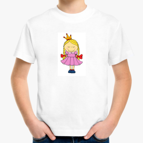 Детская футболка с принтом  Lil' Princess