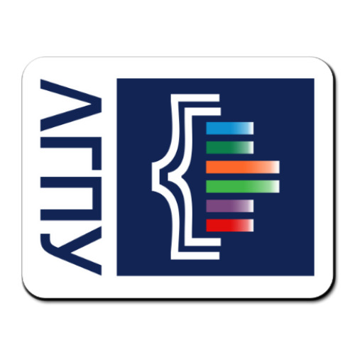 Коврик для мыши с принтом ЛГПУ