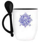 Кружка с ложкой