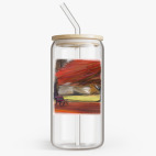 Банка с бамбуковой крышкой