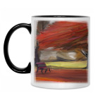 Кружка двухцветная