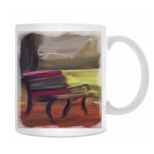 Кружка с принтом Осень