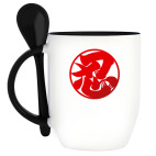 Кружка с ложкой