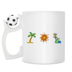 Кружка с футбольным мячиком