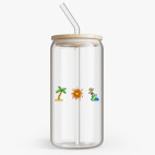 Банка с бамбуковой крышкой