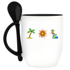 Кружка с ложкой