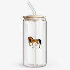 Банка с бамбуковой крышкой