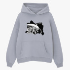 Толстовка худи оверсайз